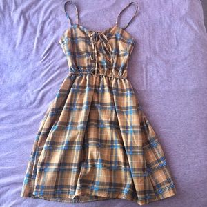 Yesstyle plaid mini dress